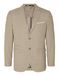 SELECTED HOMME Mannelijke blazer met één rij knopen, slimfit, zand, 44