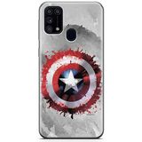 ERT GROUP mobiel telefoonhoesje voor Samsung M31 origineel en officieel erkend Marvel patroon Captain America 019