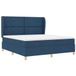 vidaXL Boxspringbed met kussen met hoofdeinde Blauw 200 x 180 cm Stof