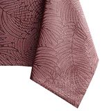 AmeliaHome Tafelkleed, lotuseffect, waterafstotend, polyester, oudroze, Gaia, 60 x 60 cm