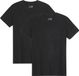 DANISH ENDURANCE T-shirt voor Heren - V-Neck - Zwart - 2 pack - Maat L