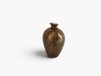Buitengewoon de Boet Vase Aluminium Ant.Brass shiny L 26x42cm