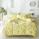 Ensemble de literie en microfibre de 4 avec taies d'oreiller