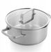 GreenPan Chef's Collection Casserole 20CM 3L Gris Inox Inclusief deksel