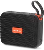 Nedis SPBT0526BK Draagbare Bluetooth Mini Speaker - 6 uur - Waterdicht (IPX7) - Zwart