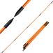 Merkloos Bâtons d'alignement de golf - Outils d'entraînement pliables - Longueur 150 cm - Orange