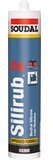 Soudal Silirub 2 - Siliconenkit - Transparant/Grijs - 1 Stuk