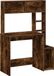 Bureau met schappen 100x45x140 cm hout bewerkt eiken gerookt