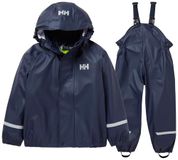 Helly Hansen Kinderen Unisex K Bergen 2.0 Pu Regenset, Navy, 3