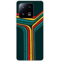 Xiaomi 13 Pro Retro lines Bedrukt siliconen hoesje