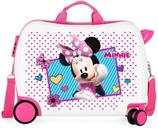 Disney disney minnie mouse meisjes abs kinderkoffer rol zit 4 w roze