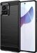 Techsuit Hoesje geschikt voor Motorola Edge 30 Ultra - Carbon Silicone Back Cover - Zwart