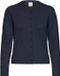 ICHI IHLULS O-NECK CA Cardigan Dames XS Viscose Polyamide Total Eclipse