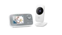 Motorola VM482 Moniteur bébé avec caméra - Vision nocturne, zoom, température - Blanc