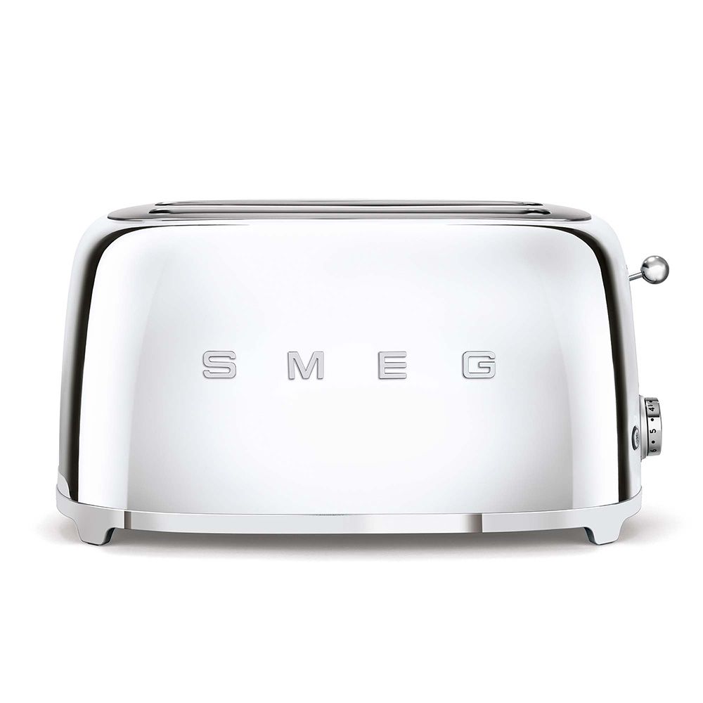 Smeg TSF02SSEU Broodrooster - Chroom - 4 Sneetjes - 1500W