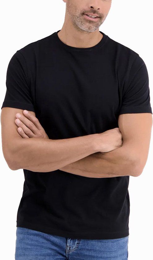 Lerros T-shirt - 2003014 (2Pack) Zwart - Maat M