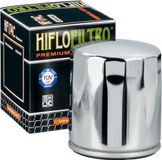 Hiflo HF174C Oliefilter Motorfiets Zilver/Chroom