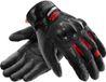 Rebelhorn Defender Motorhandschoenen - Zwart/Rood - Maat M