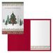 DOHE - Kerstkaarten - Verpakking van 6 stuks - Afmetingen: 11,5 x 17 cm (gesloten) - Inclusief envelop voor het opbergen van de kaart - Model Snow