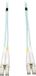 StarTech.com Tripp Lite N820-02M Glasvezel kabel 2 m OM3 LC Blauw