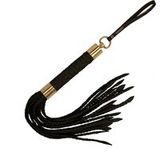 Asche & Gold Clarice Flogger Zweep BDSM Zwart