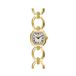 FOSSIL ES5483 Vrouwen Horloge 20 mm Goudkleurig