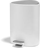Joseph Joseph EasyStore Pedaalemmer 5L, RVS, Soft-close Deksel, met Opbergvak voor Afvalzakken, Badkamer en Slaapkamer