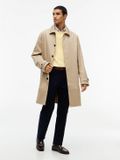 Tommy Hilfiger Heren Jas Katoen Elastaan Khaki L