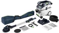 Wandschuur- Festool langnekschuurmachine en stofzuigerset PLANEX LHS 2-M 225