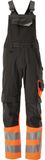 Mascot Safe Supreme Amerikaanse overall met kniezakken 15669-860 - donkerantraciet/hi-vis oranje - C66 - 82
