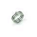 Boccia Ring Titanium 8 mm met Diamant H SI1 Briljant Slijpvorm 0.025 CD Zilverkleurig Vrouwen 2 Jaar Garantie
