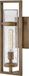 Hinkley Cordillera LED Wand Buitenlamp | E27 | 60W | IP44 | Dimbaar | Burnished Bronze