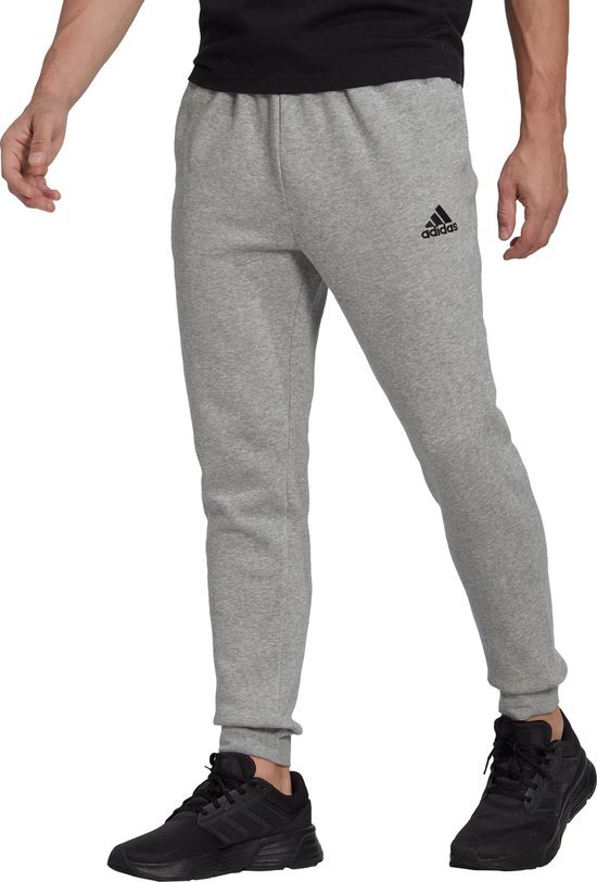 adidas Sportswear Essentials Fleece Regular Tapered Broek - Heren - Grijs- XL