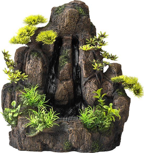 Aqua Della - Aquariumdecoratie - Vissen - Waterval Forrest Rock 2 Way S - 27x17,5x29cm - 1st