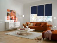 Icecat Couette électrique, polyester, bleu marine, 140 x 180 cm