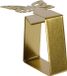 Decoris tafelkleedklemmen - 4x - vlinder - goud - ijzer