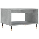 VidaXL Salontafel 60x50x40 cm Betongrijs Hout