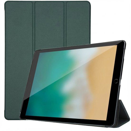 imoshion Tablet Hoes - Geschikt voor Apple iPad Pro 12.9 (2017) - Trifold Bookcase - Donkergroen