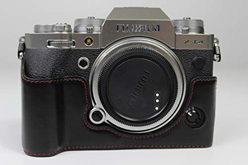 Zakao X-T4 beschermhoes - PU-leer - halve opening - holster - cameratas - zwart