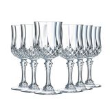 Cristal d'Arques Paris Longchamp Collectie - 6 wijnglazen 17 cl