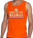 Bellatio Decorations Shoppartners Bv Oranje Door tot het maximale tanktop / mouwloos shirt - Singlet voor heren - Koningsdag kleding M