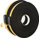 vidaXL Zelfklevende schuimtape Zwart 15mm x 5m