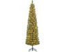 Edelman B.V. Charlton Pilier sapin de Noël led vert blanc chaud 160L TIPS 362 avec minuterie et variateur - h215 x P56cm