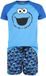Sesame Street Cookie Monster Pyjama blauw Katoen - Mannen - XXL