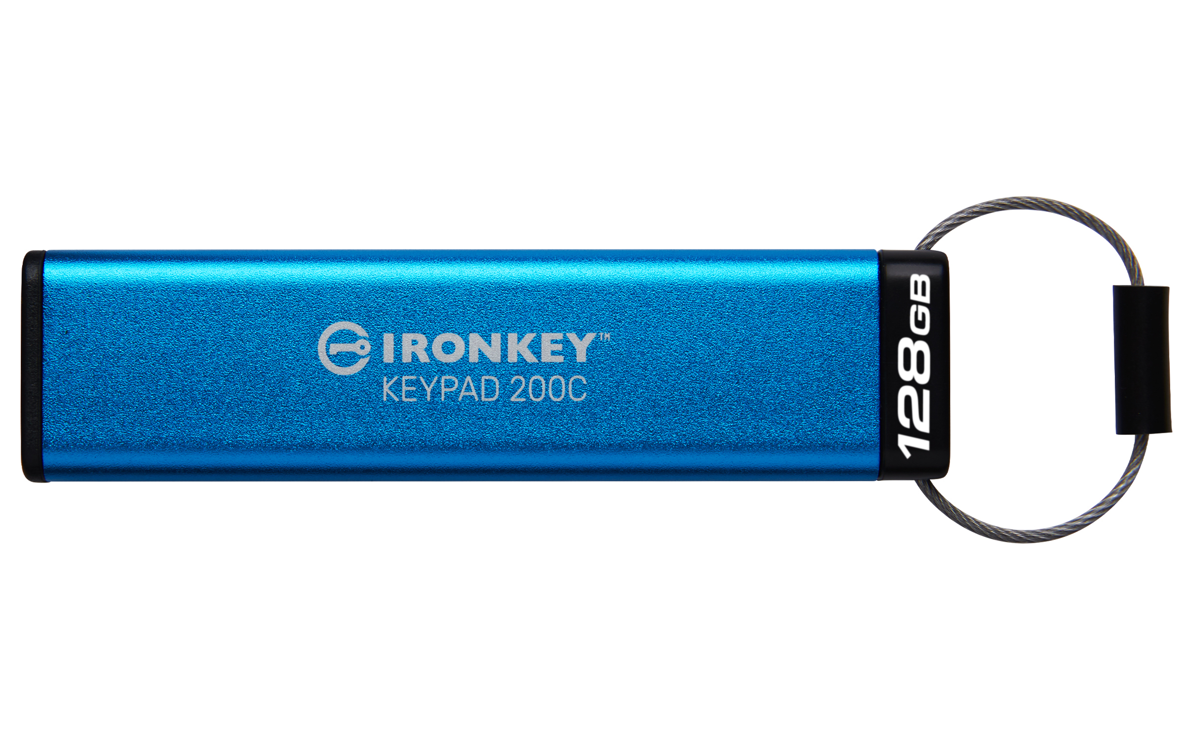 Kingston Technology 128GB USB-C IronKey Keypad 200C, FIPS 140-3 Lvl 3 (aangevraagd) AES-256
