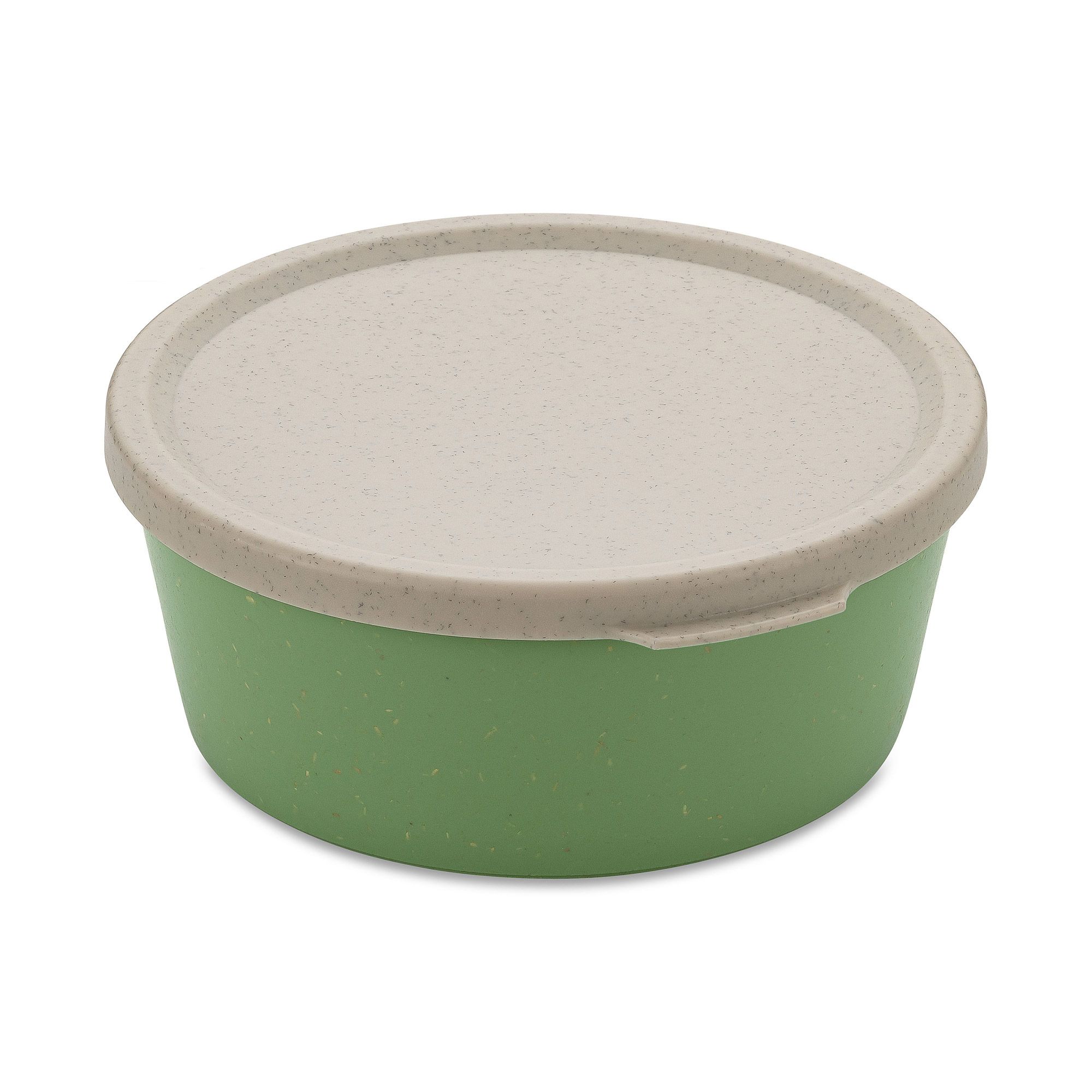 Koziol Connect Bowl - 0.89L Round Bowl with Lid - Green
