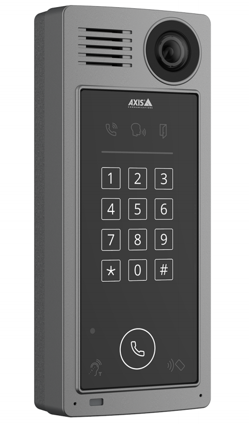 Axis A8207-VE MkII - Deurbel - Zwart, Grijs