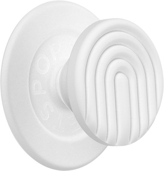 PopSockets PopOut MagSafe Standaard en Selfie Functie Stevige Bevestiging, Wit
