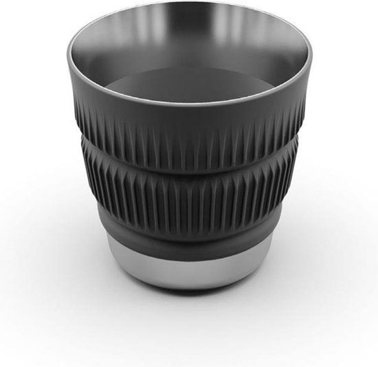 Sea to Summit Detour RVS Opvouwbare Camping Mok - Zwart - 475 ml