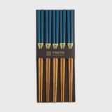 Tokyo Design Studio - Eetstokjes - Blauw - 5 Paar